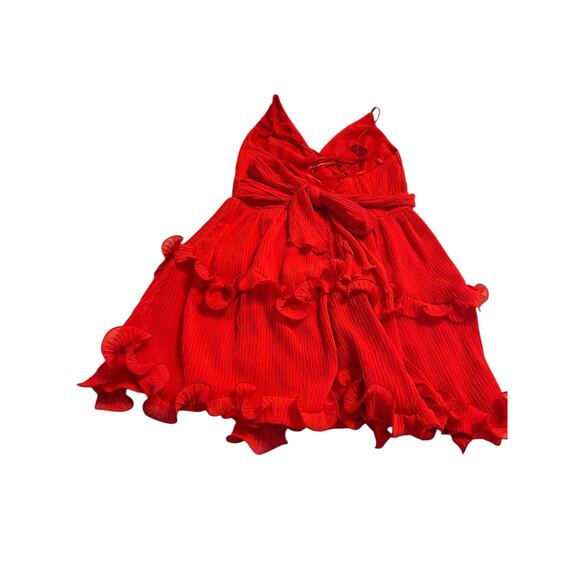 Saints and Secrets Red Mini Dress Size M - Picture 15 of 15